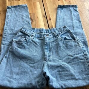 Vintage Lee Original Jeans Women’s 12M (27x29) Light Wash Straight Leg